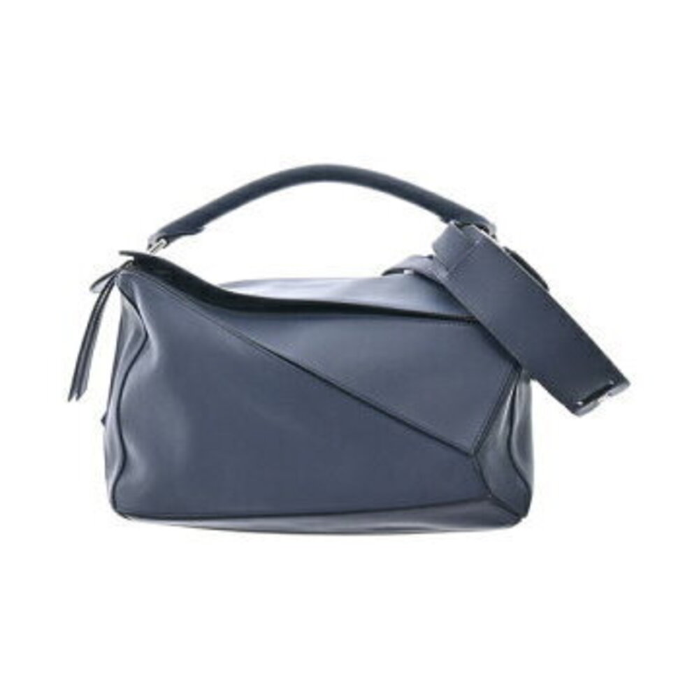 LOEWE Amazona Leather Handbag Blue Navy